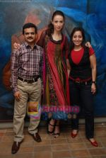 Sushil, Alecia and Falguni at the preview of LFW 2010 collection at FUEL, Mumbai on 26th Feb 2010.JPG
